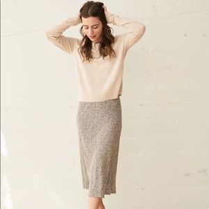 Jenni Kayne leopard print slip skirt, sz XXL